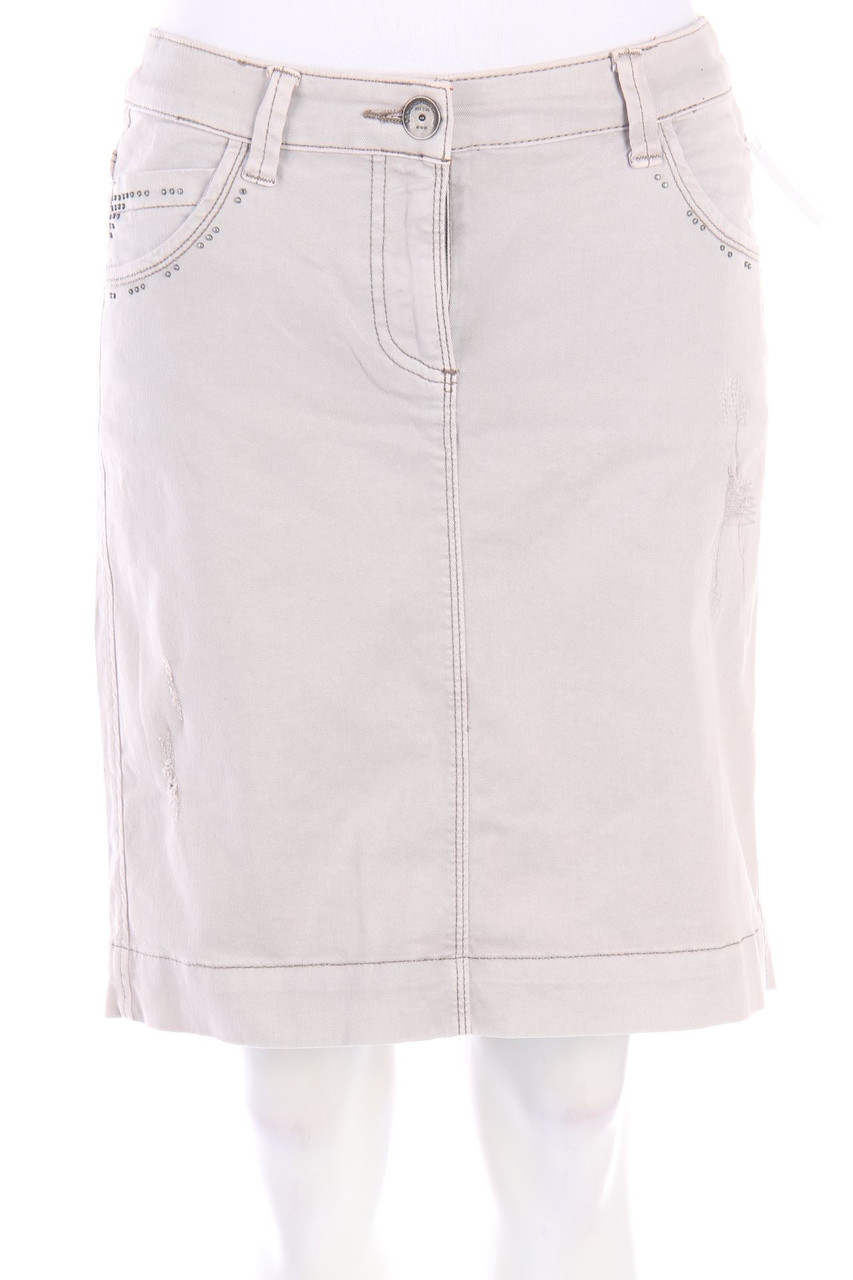 CECIL - Mini-Jeansrock im Used Look - D 36