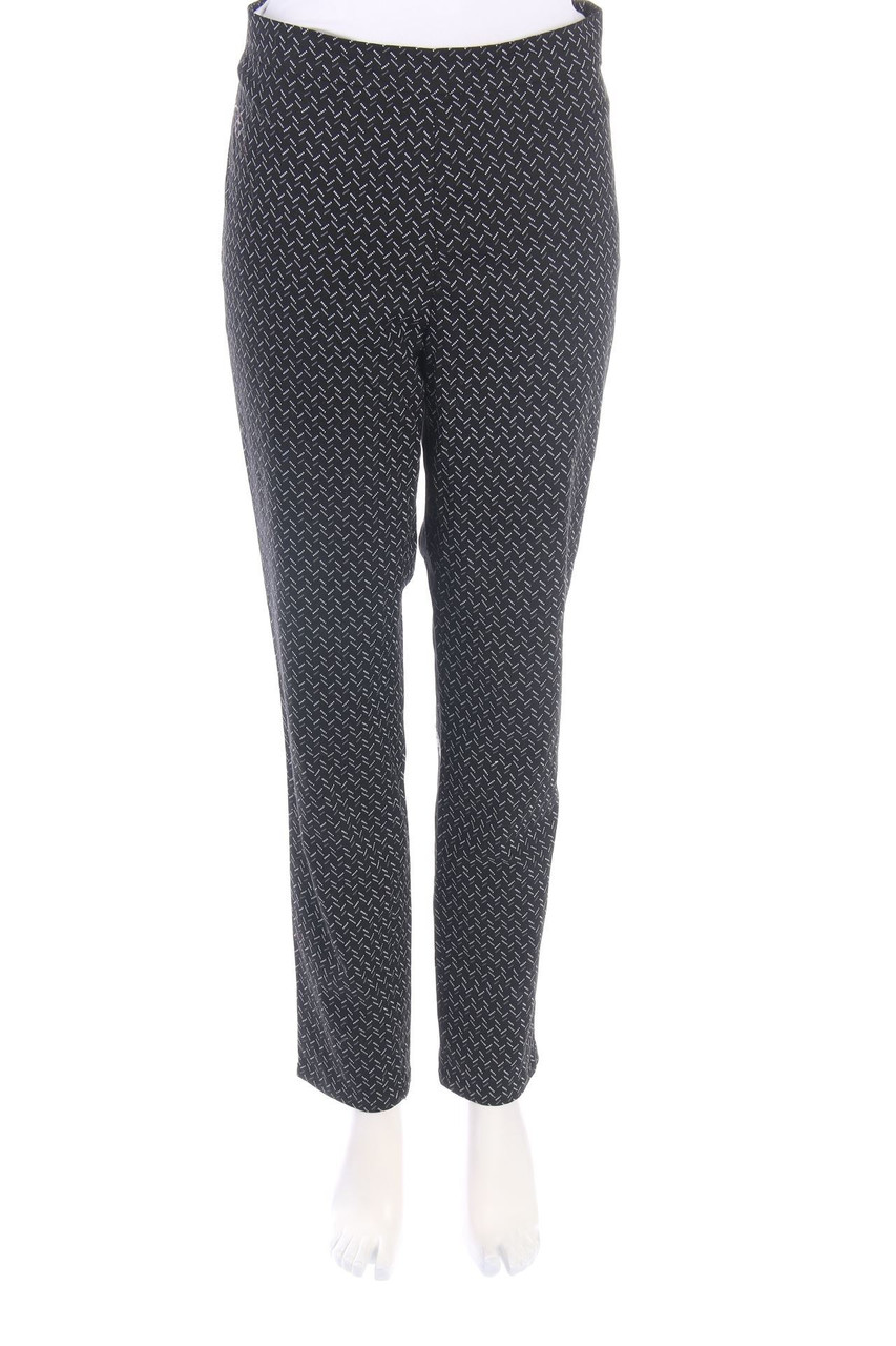 Iwie - Stretch-Hose mit Print - D 38