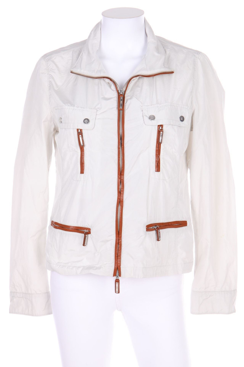 Henry Cotton´s - Jacke mit Leder-Details - D 44