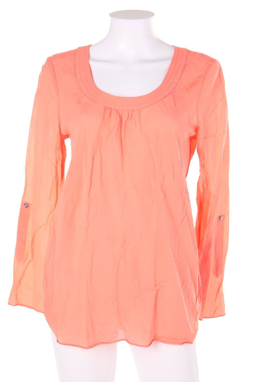 Street One - Clean Chic-Bluse mit Krempel-Ärmeln - D 38