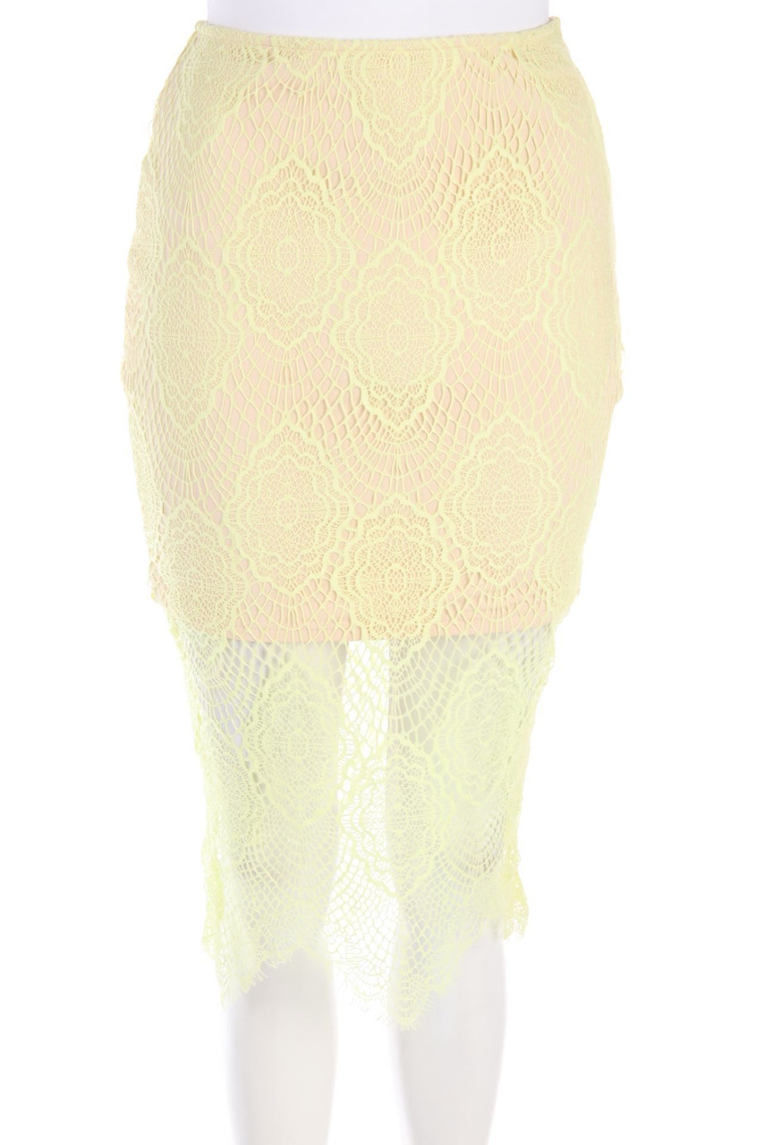 MISSGUIDED - Bleistift-Rock aus Spitze - D 34