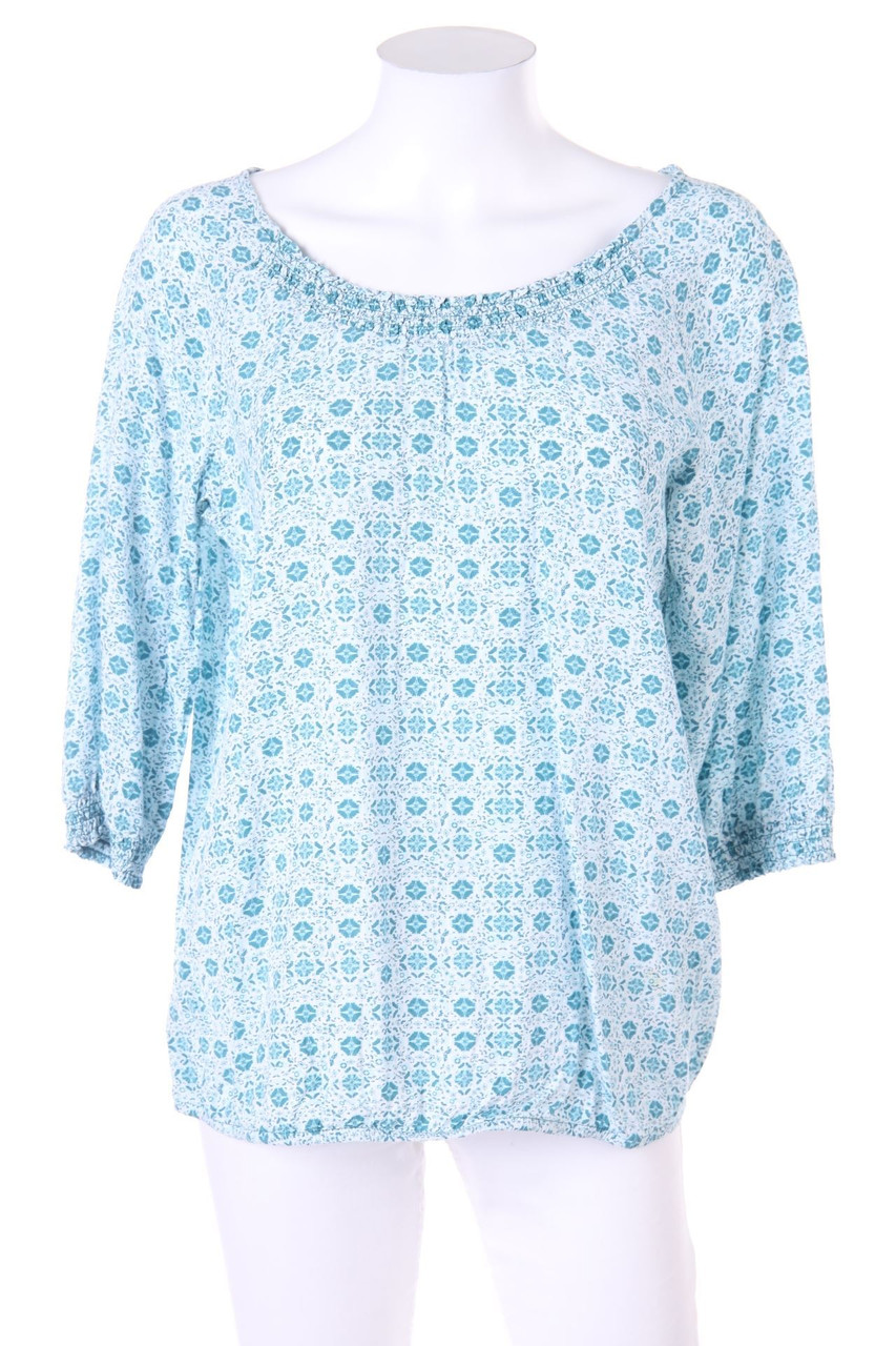 s.Oliver - Bluse mit 3/4-Ärmel aus Viskose mit floralem Muster - D 40