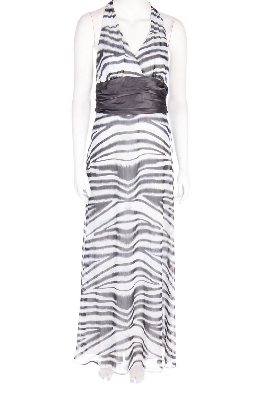 Yessica by C&A - Neckholder-Maxi-Abendkleid mit Print - D 38