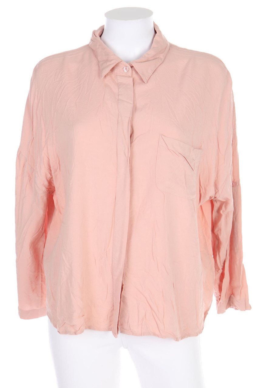 RAINBOW - Bluse mit Roll-up-Manschette - D 46