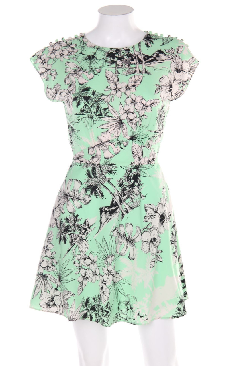 ZARA TRF - Kleid mit floralem Muster - XS