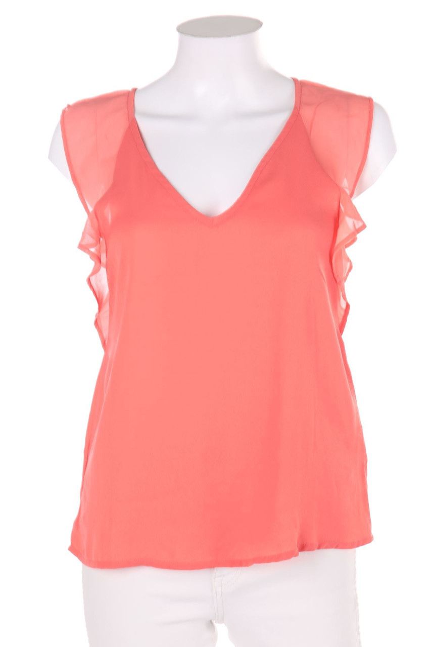 TALLY WEiJL - Volant-Bluse mit Keyhole - D 36