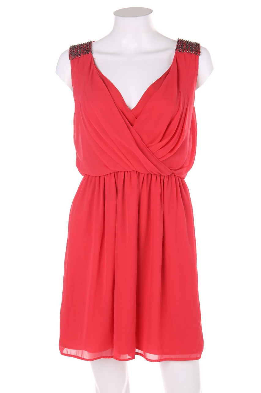 ZARA TRF - Party-Kleid im Layer Look mit Applikationen - S