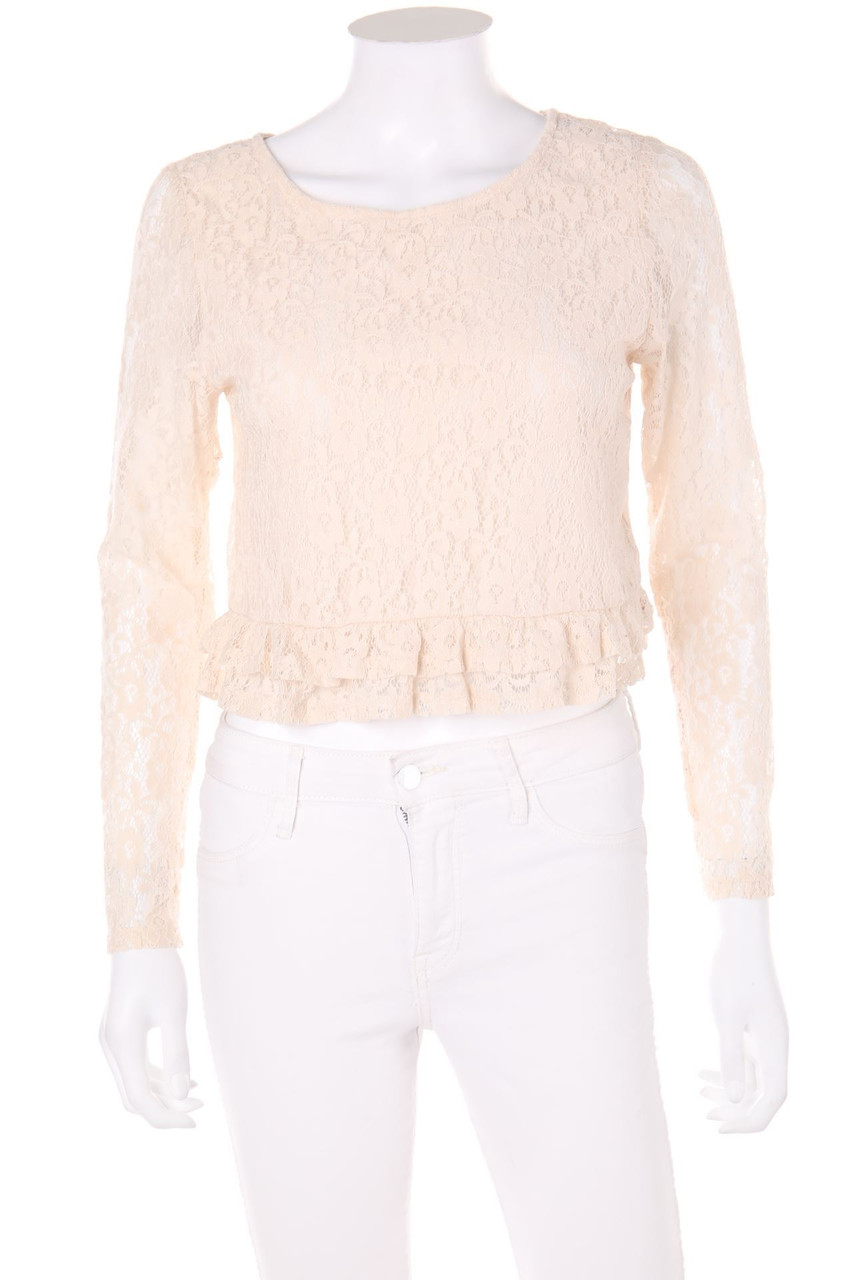 H&M DIVIDED - Bluse aus Spitze - M