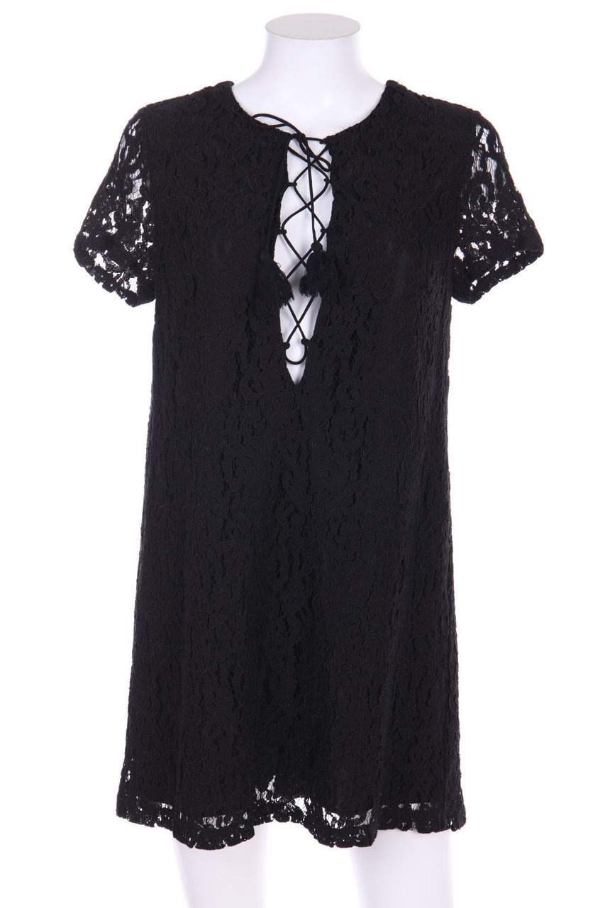 FOREVER 21 - Mini-Kleid aus Spitze mit Schnürung - M