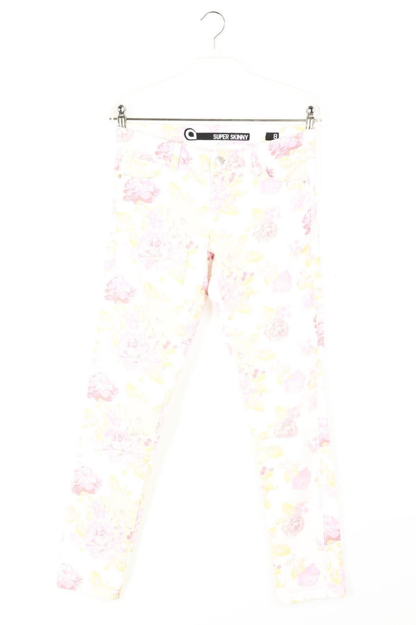 FACTORIE - Skinny-Jeans mit Blumen-Print - D 36