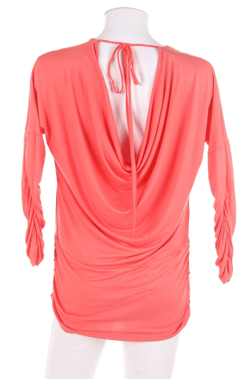 Ohne Label - Batwing-Shirt mit Rüschen - D 38-40