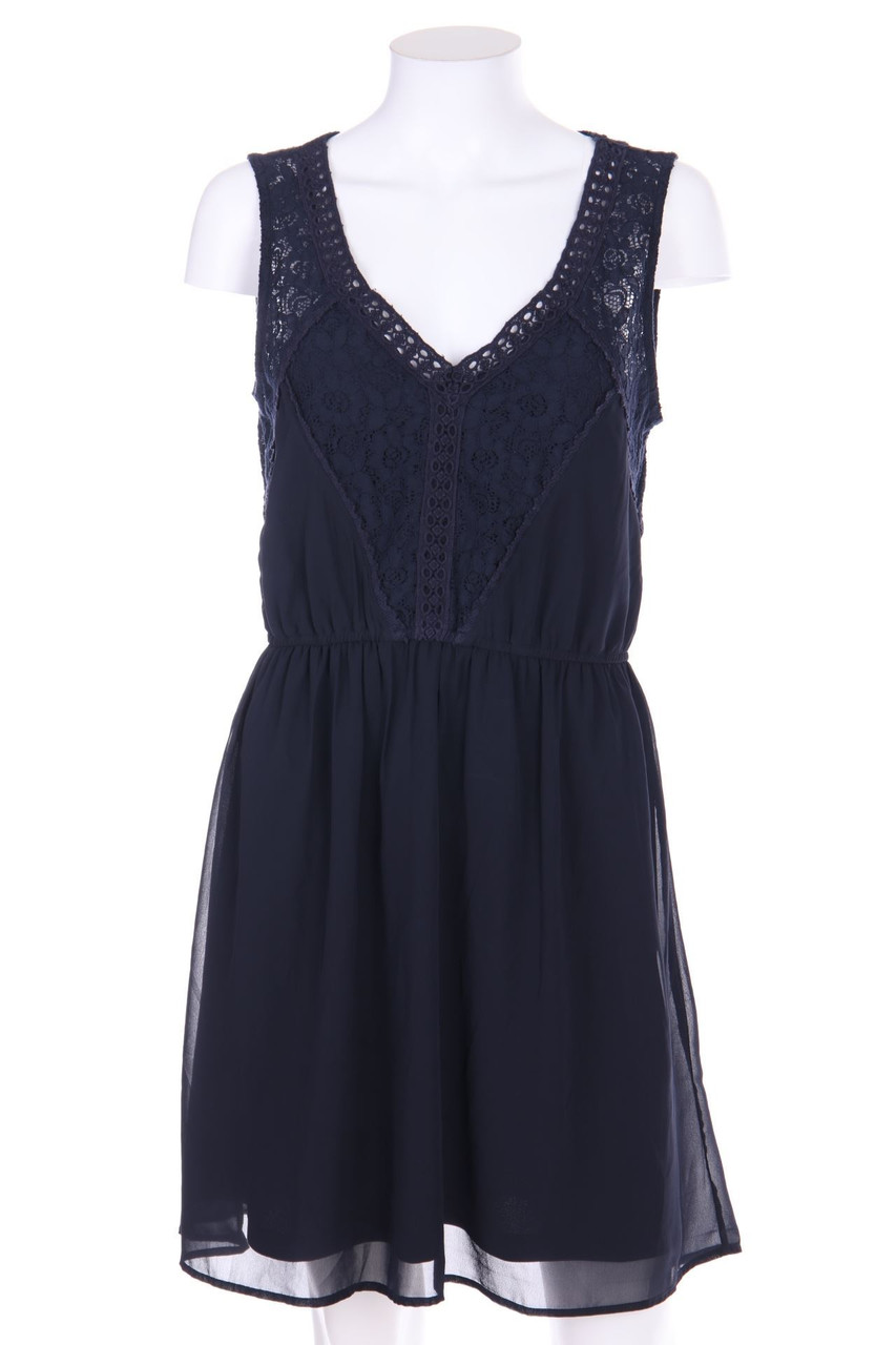 ONLY - Kleid mit Spitzen-Einsatz - D 36