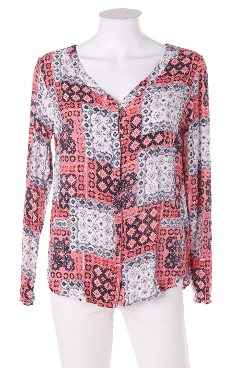 TAKKO - Bluse mit Muster - D 38