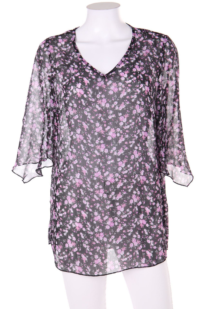 CANDA by C&A - Bluse mit 3/4-Ärmel mit floralem Muster - D 40