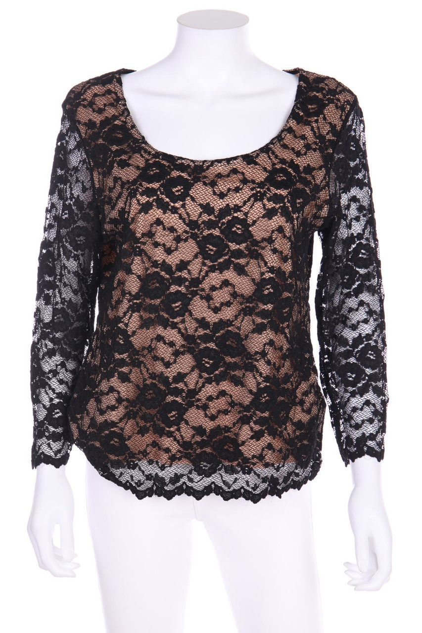 SECONDHAND - Longsleeve-Shirt im Layer Look - D 40