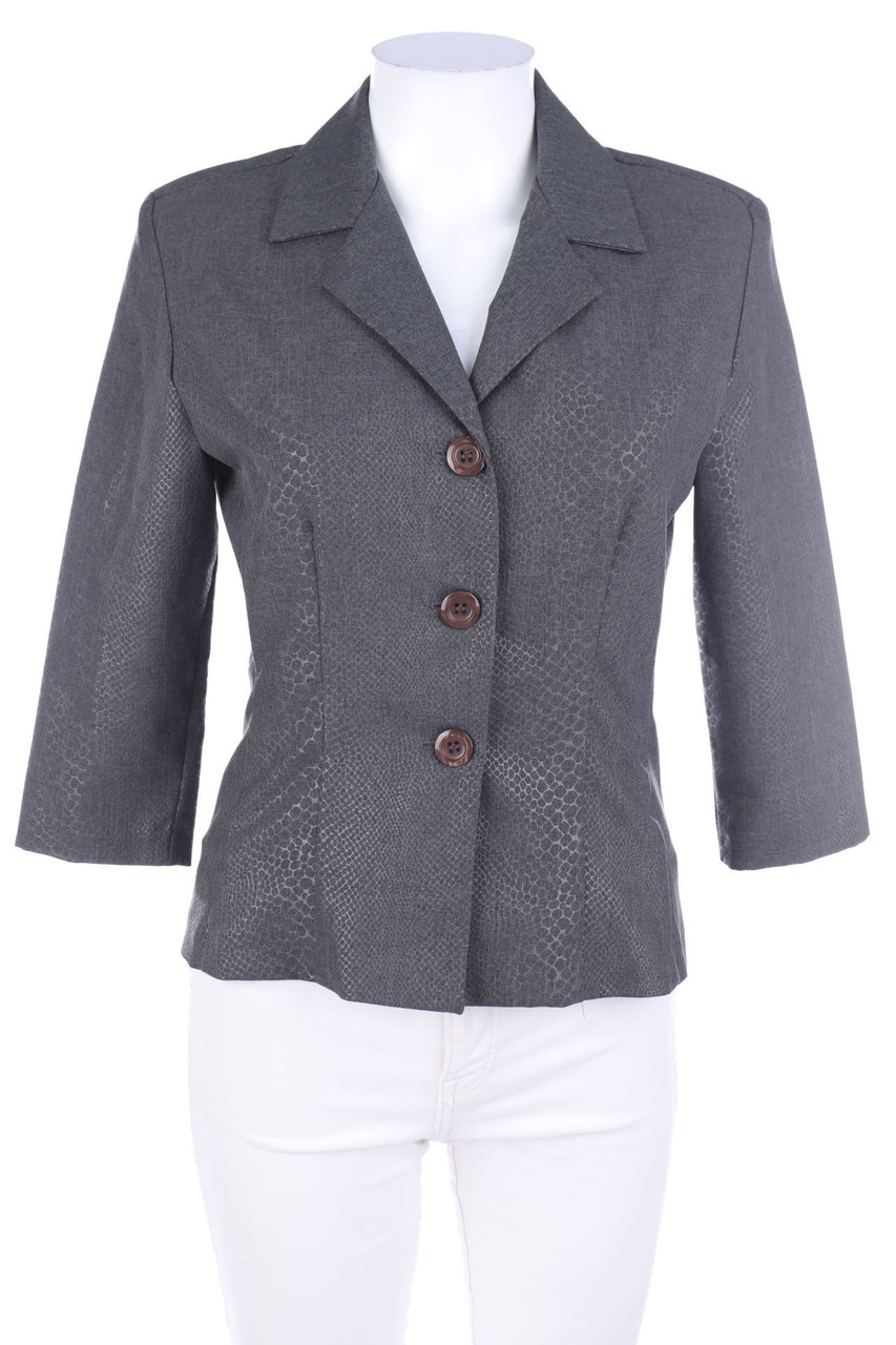 VINTAGE - Blazer mit Animal-Print - D 36-38