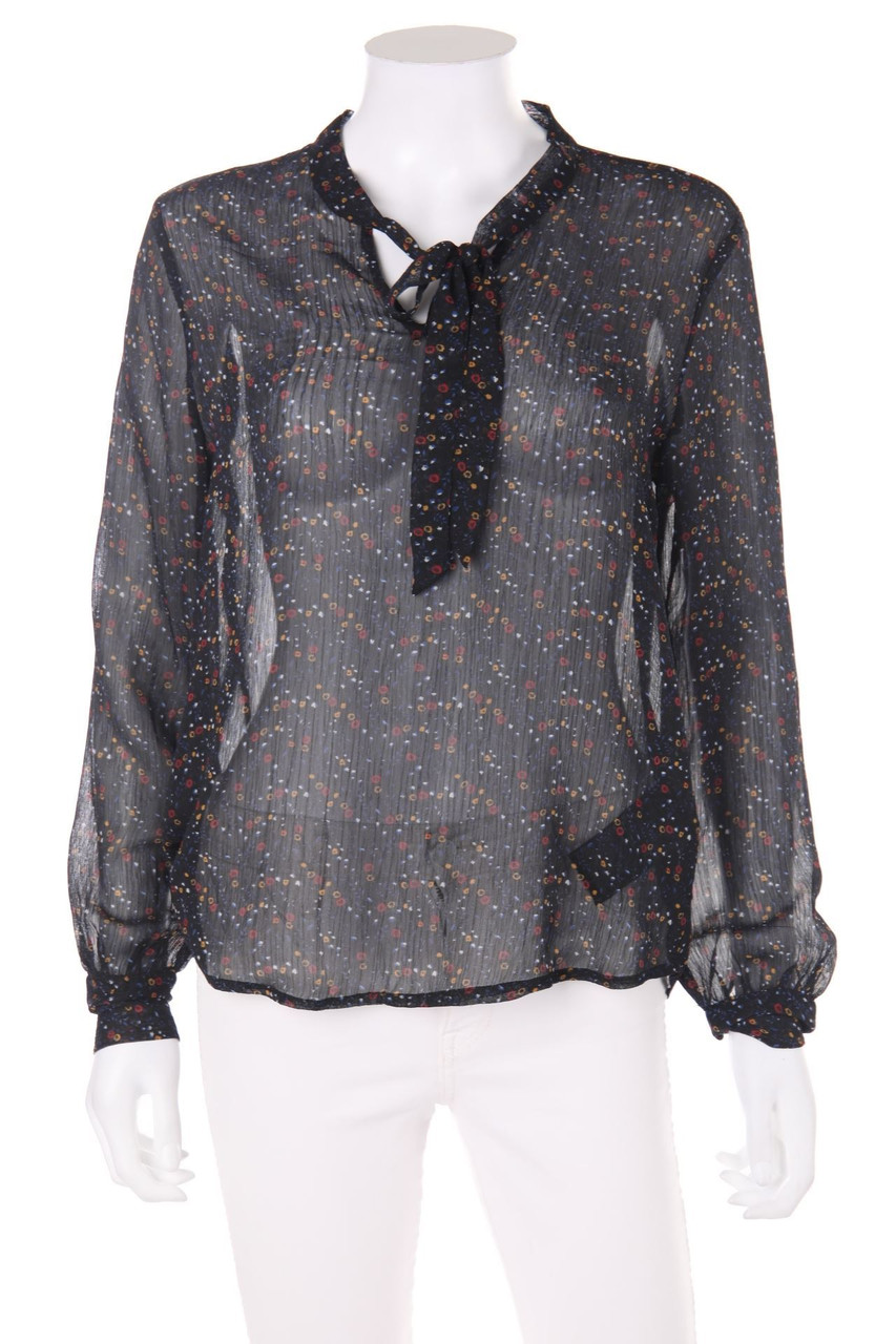 ONLY - Schluppen-Bluse mit floralem Muster - D 34