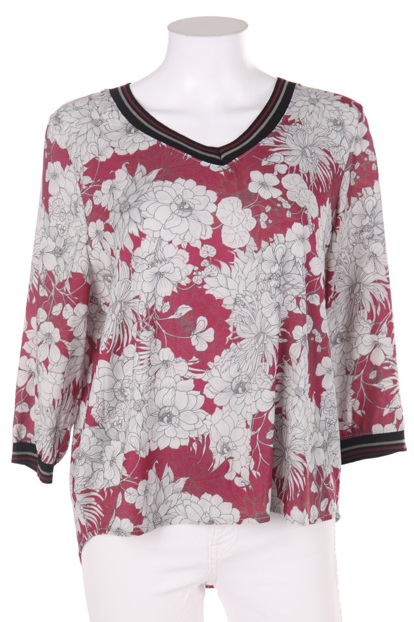 SA.HARA - Bluse mit floralem Muster - M