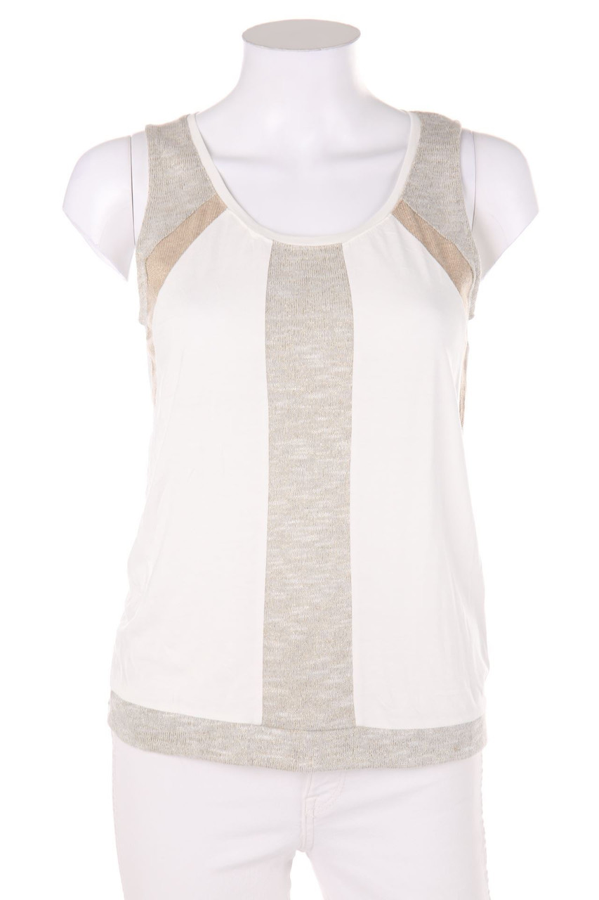 MORGAN - Glitzer-Top mit Streifen - S