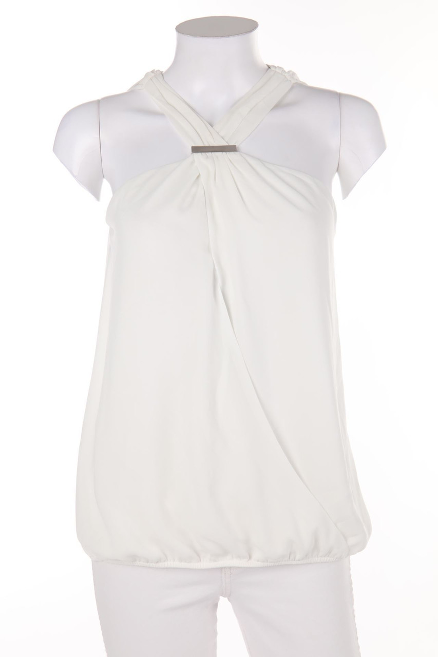 MORGAN - Blusentop in Wickel-Optik mit Reißverschluss - D 38