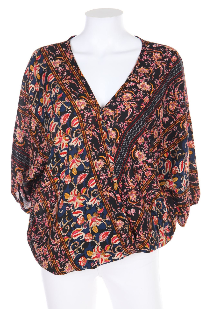 jennifer taylor - Bluse mit 3/4-Ärmel mit Muster mit Batwing-Ärmeln - M