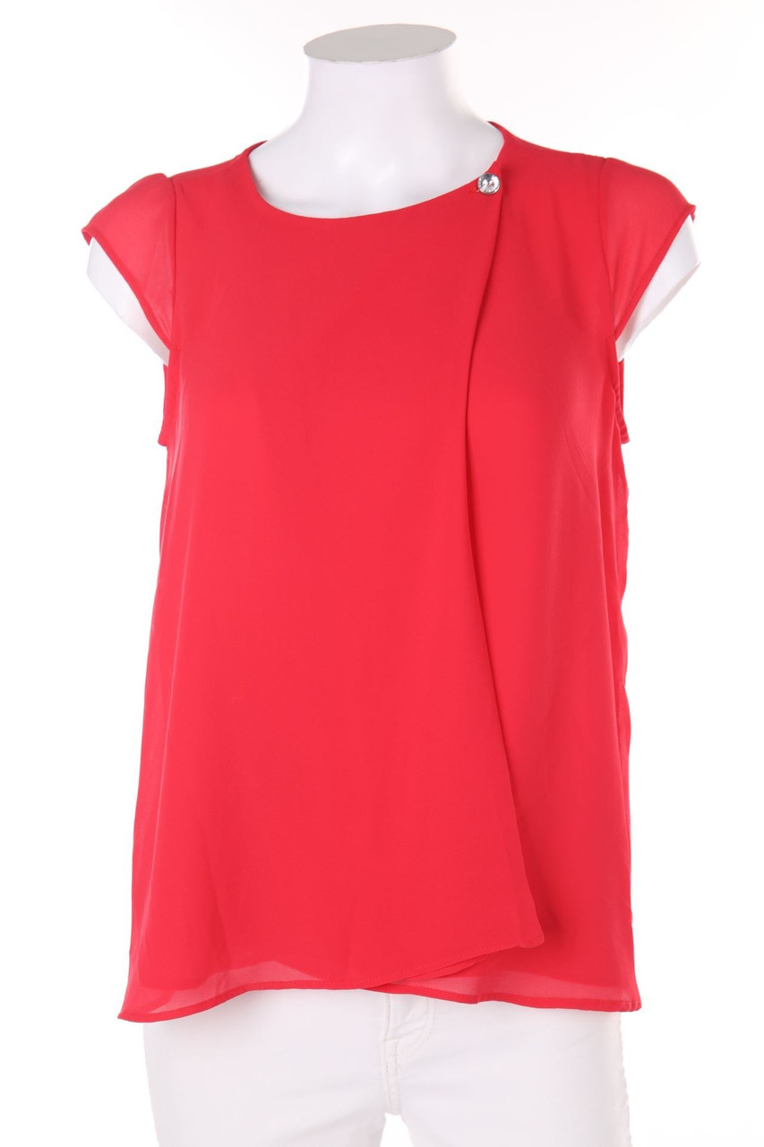RISSKIO - Clean Chic-Wickel-Kurzarm-Bluse - S