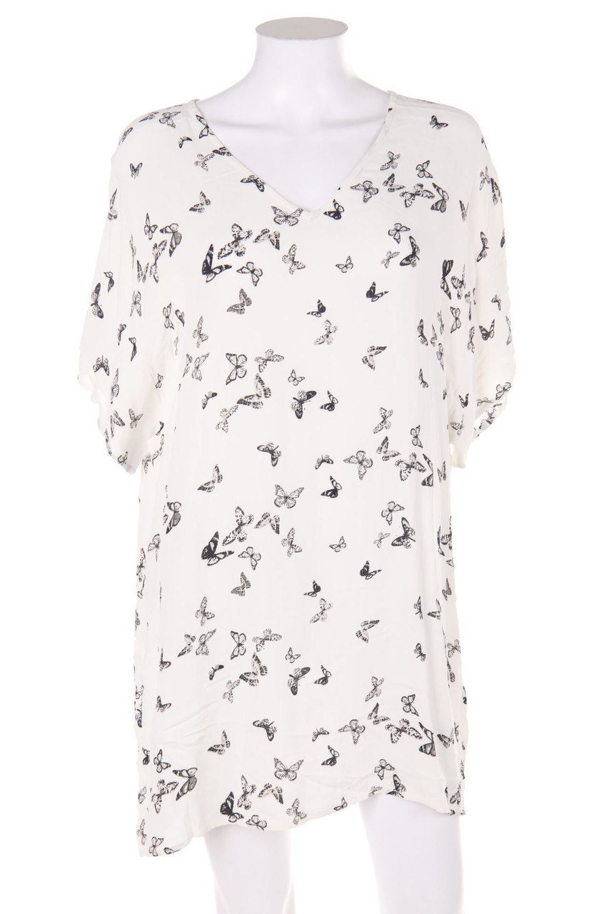 ONLY - Mini-Kleid mit Muster mit Batwing-Ärmeln - D 36