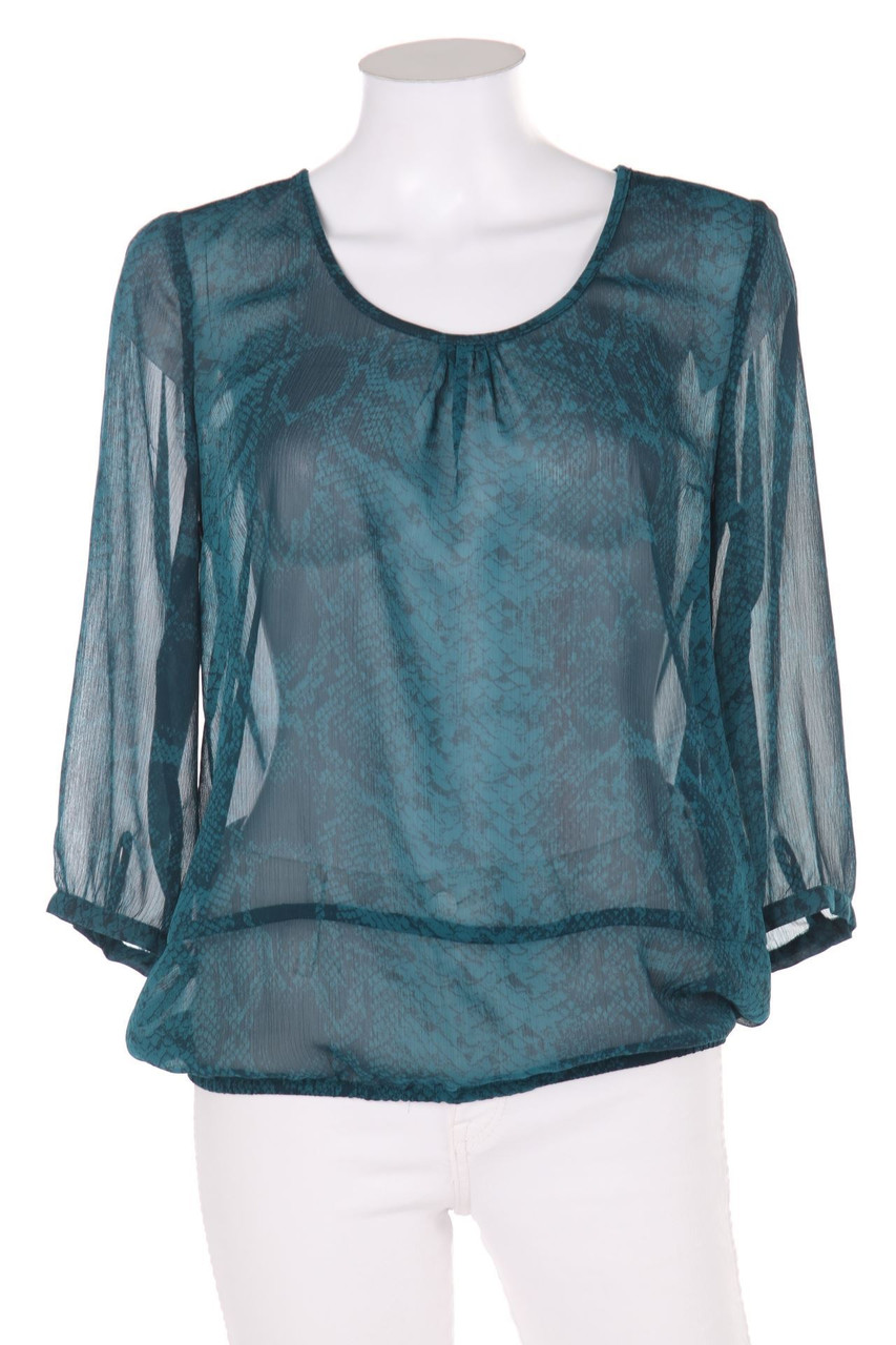 MORE & MORE - Bluse mit 3/4-Ärmel mit Animal-Print - D 36