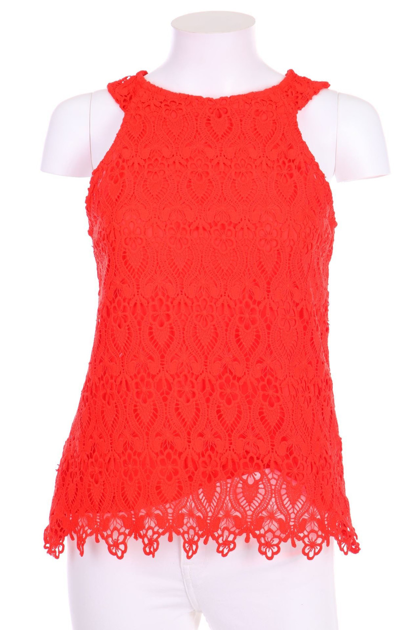 DOROTHY PERKINS - Blusentop aus Spitze in A-Linie - D 36