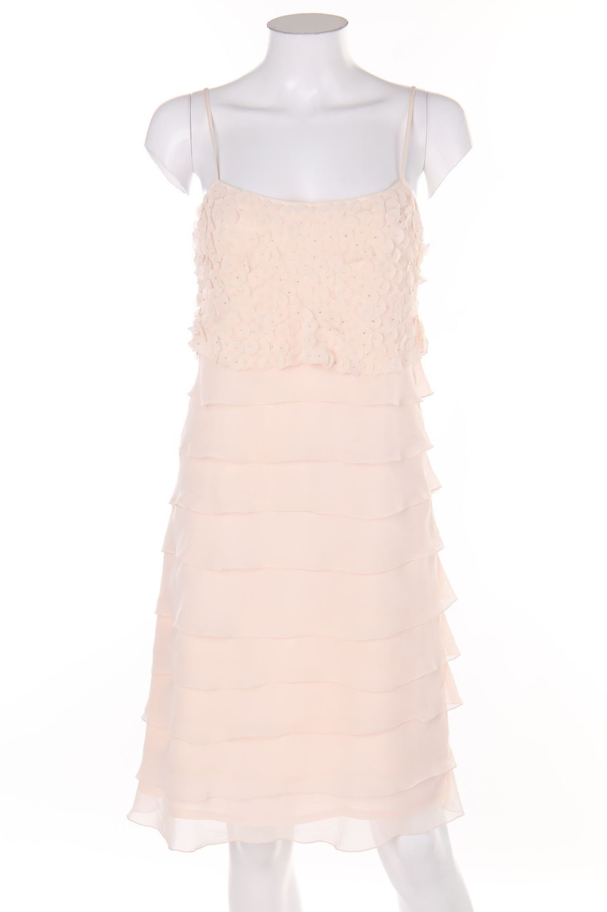 1.2.3. UN DEUX TROIS Paris - Kleid im Layer Look mit Applikationen - D 34