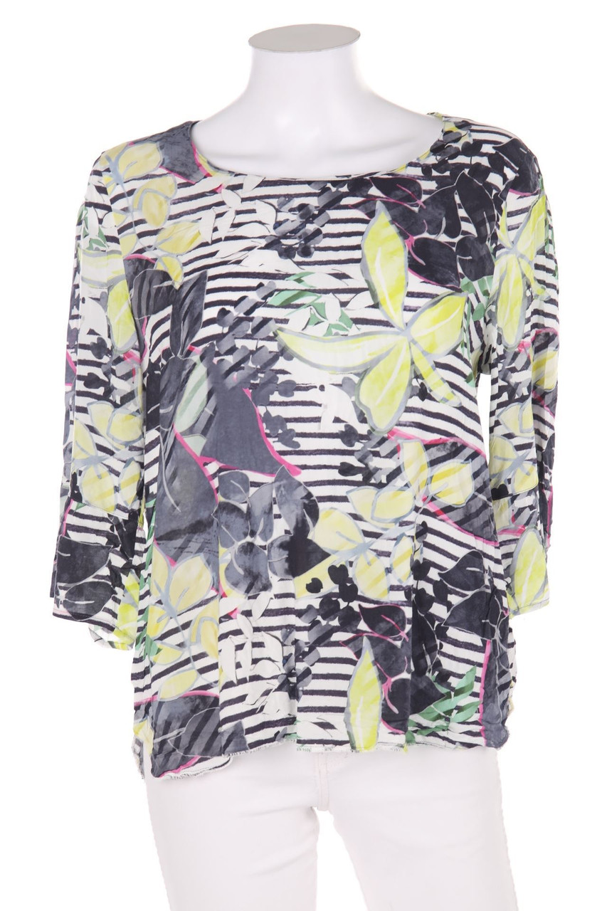 BARBARA LEBEK - Bluse mit floralem Muster - D 40