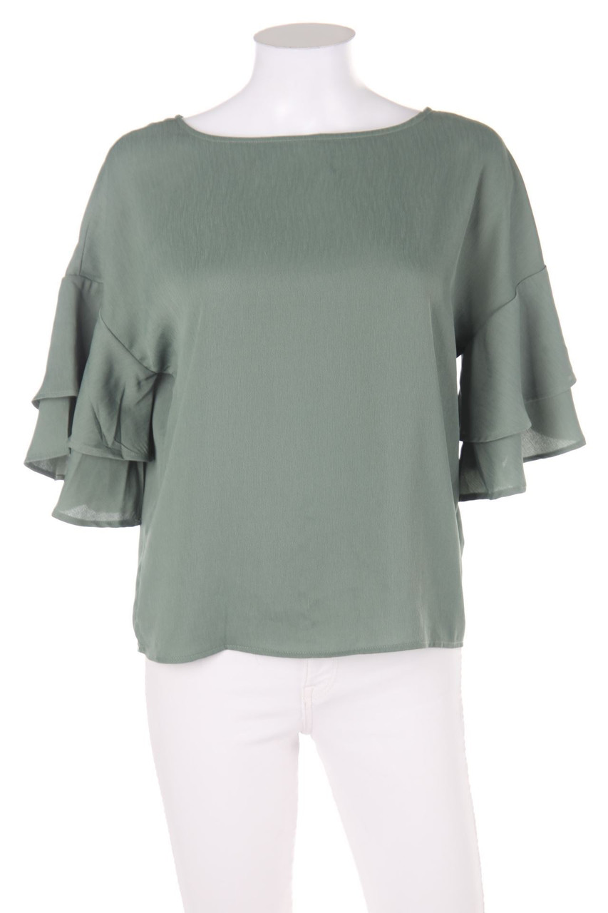 pieces - Volant-Bluse mit Volants - XS