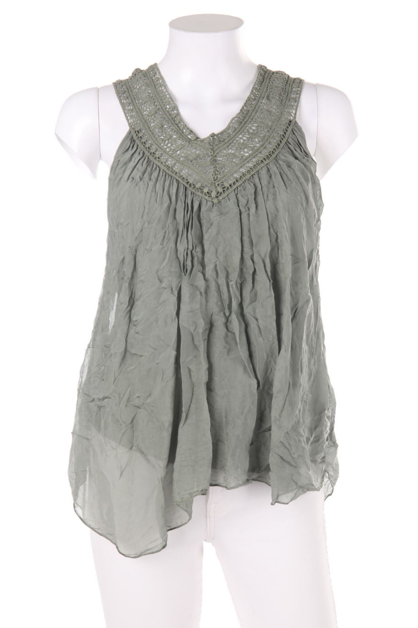 TODAY - Blusentop mit Häkelspitze - S