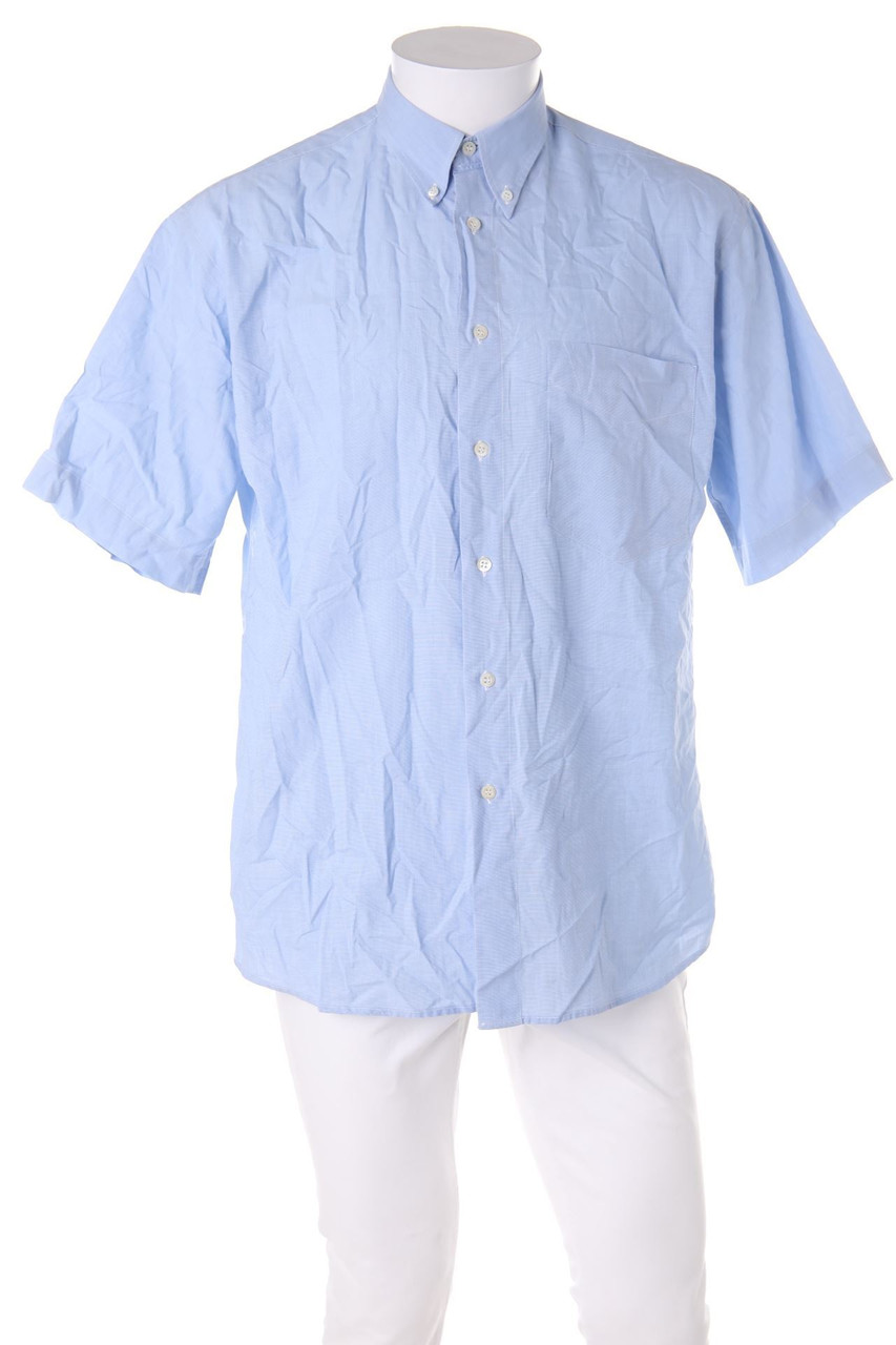 TIZIANO - Business-Kurzarm-Hemd mit Button-down-Kragen - 40