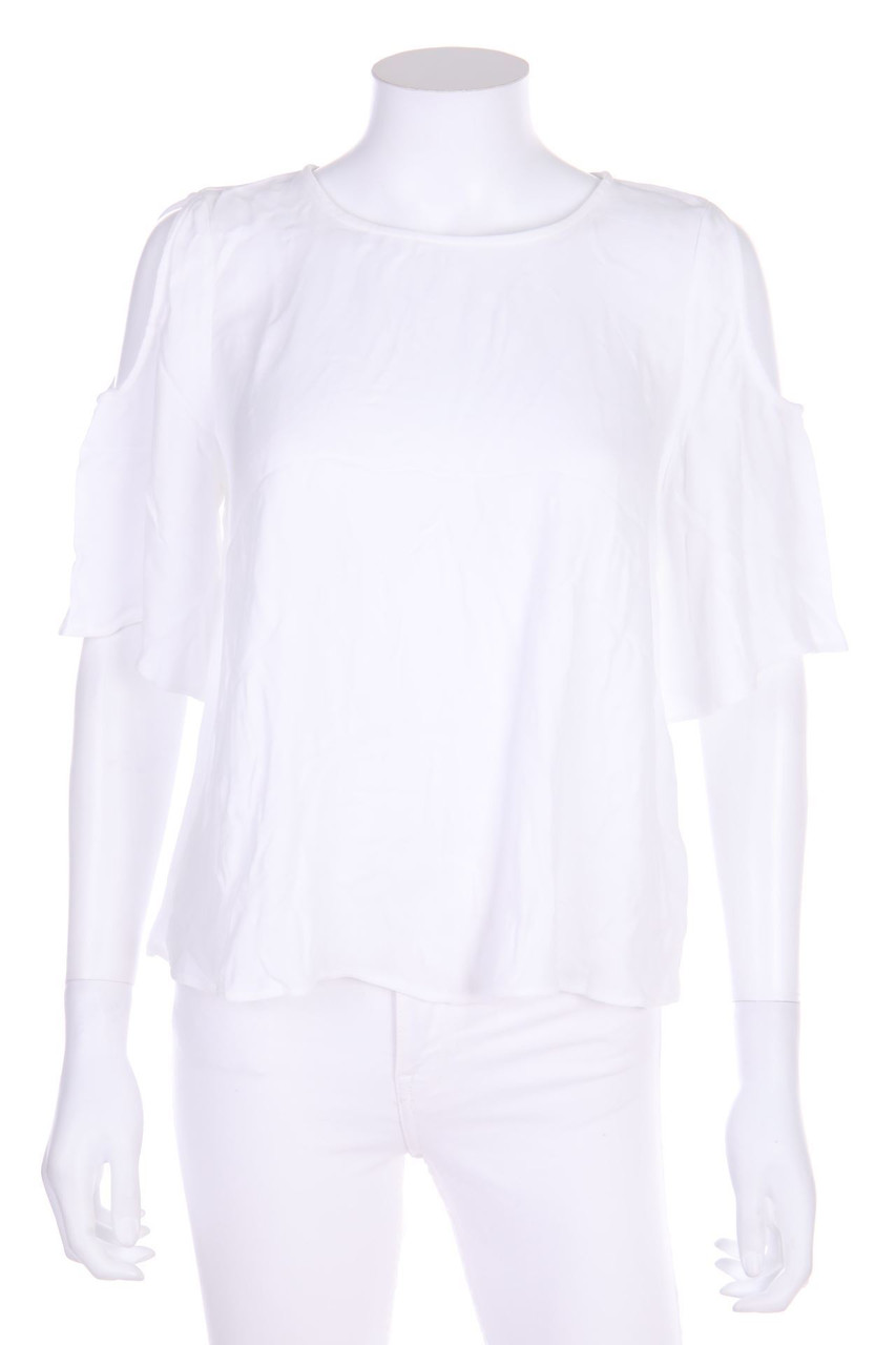 HALLHUBER - Bluse aus Viskose mit Cut-out - D 36