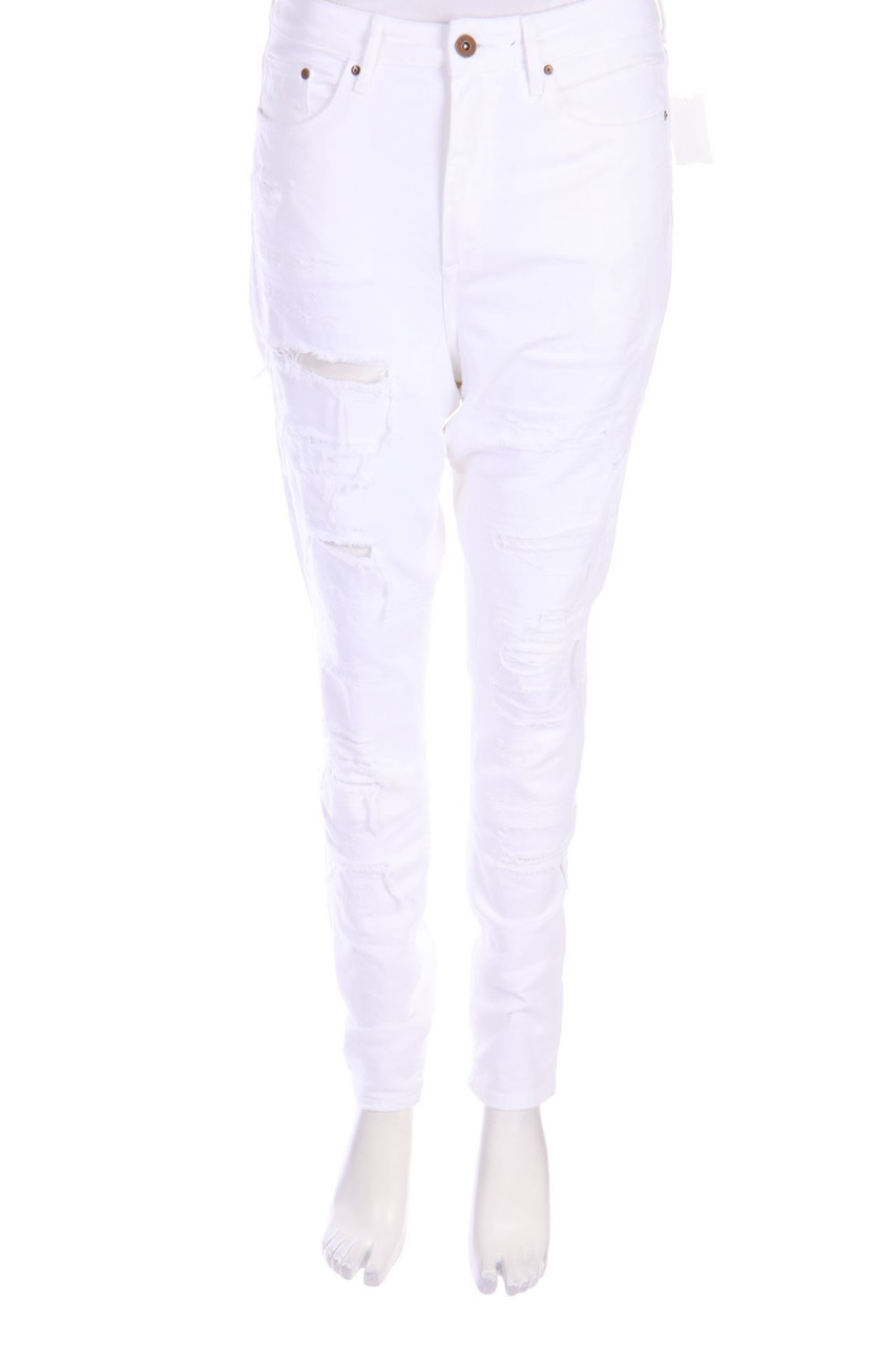 H&M &denim - Destroyed Skinny-Jeans - W30