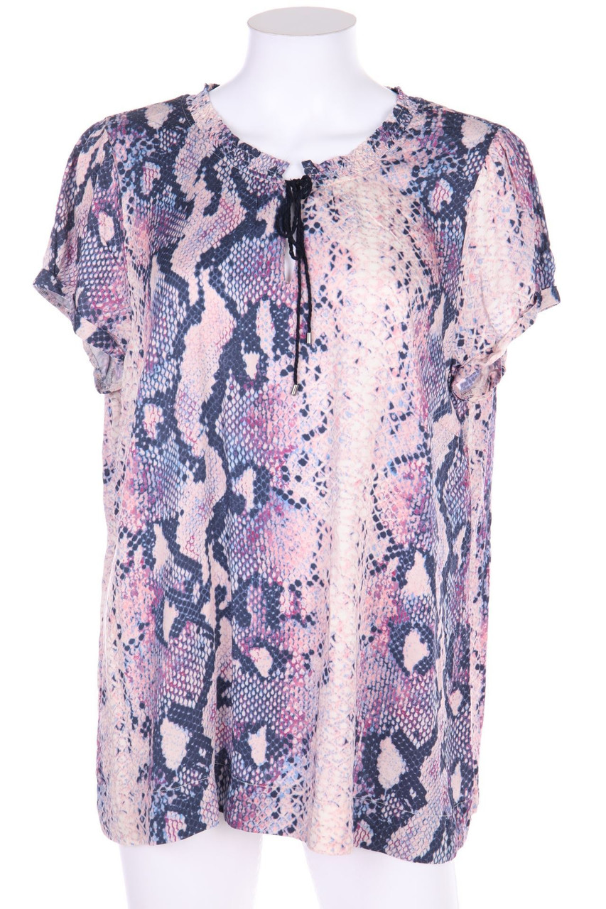 BETTY & CO - Kurzarm-Bluse mit Animal-Print - D 44