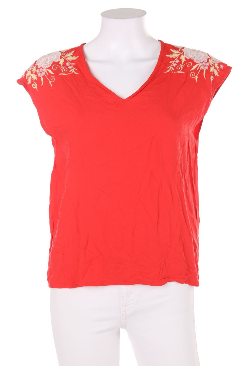 VERO MODA - Blusentop mit Stickereien - S