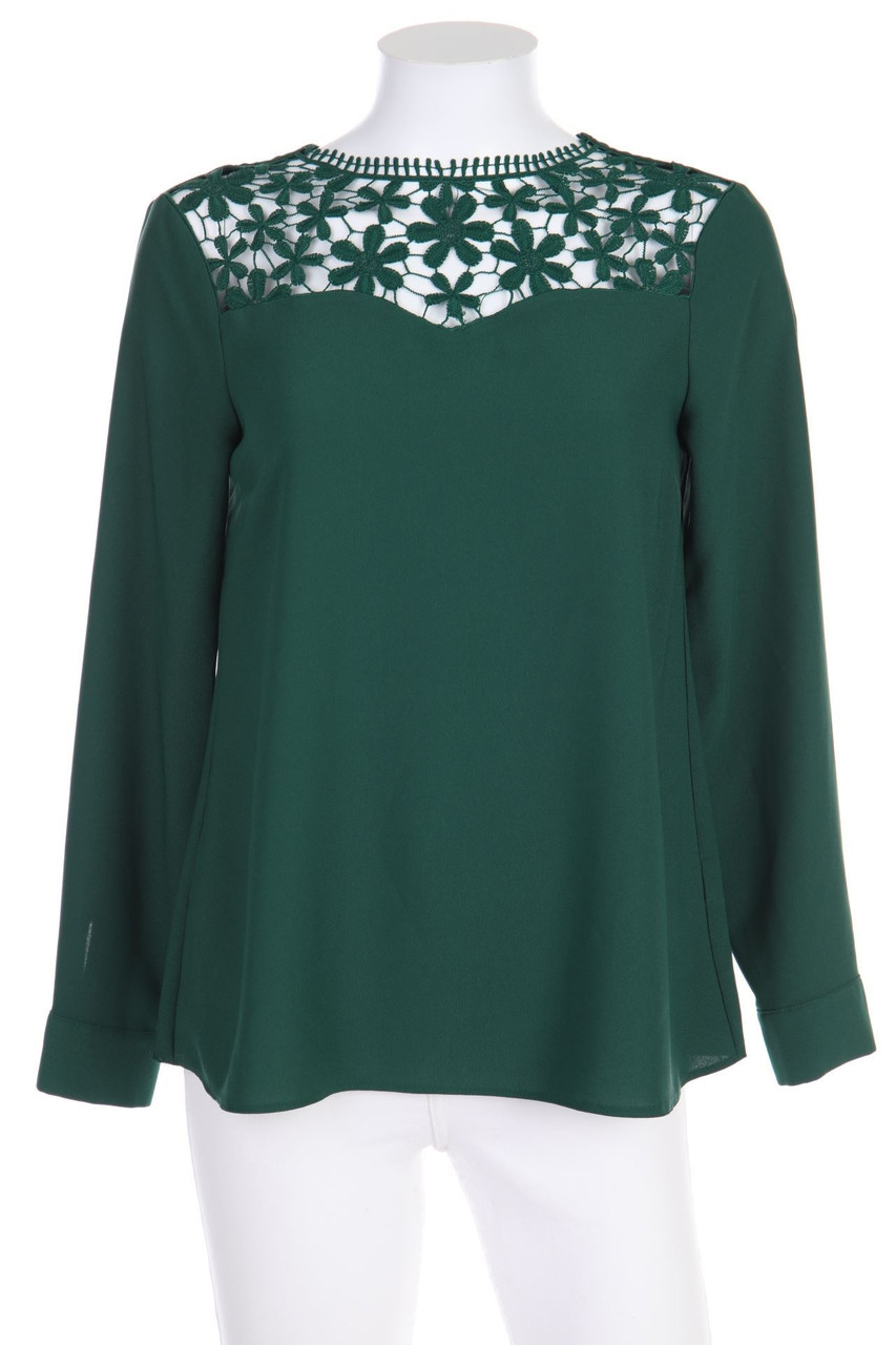 DOROTHY PERKINS - Bluse mit Spitzen-Einsatz - D 32