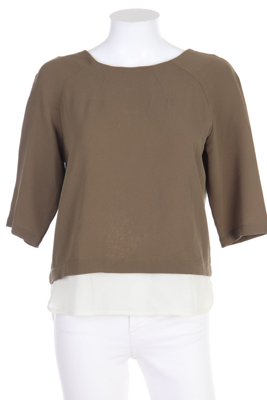 Pimkie - Bluse mit 3/4-Ärmel im Layer Look - D 40-42