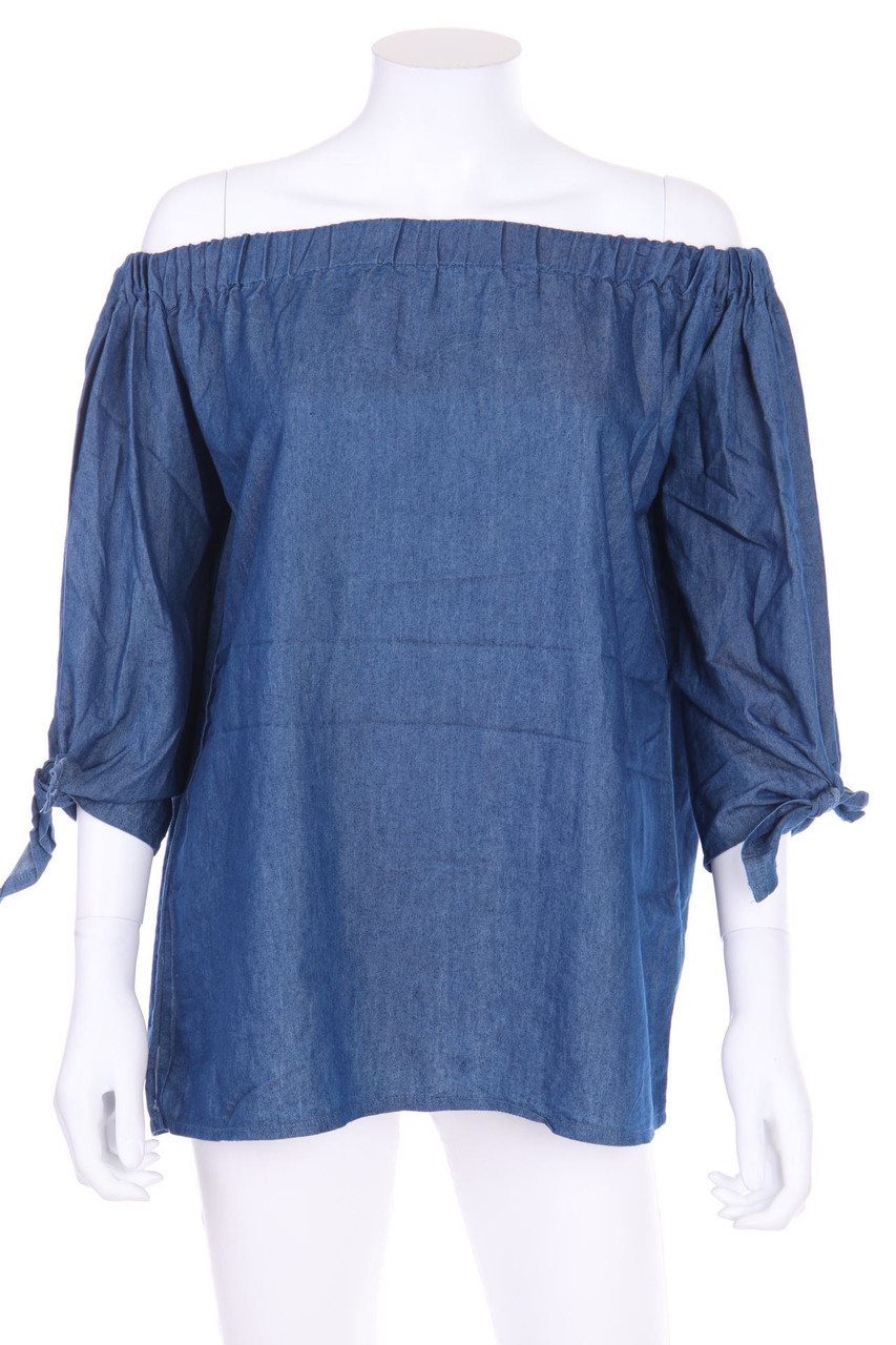 COLLOSEUM - Carmen-Bluse zum Knoten - S