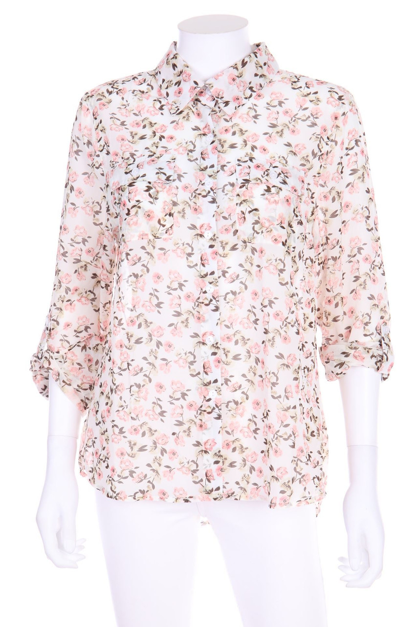 Hailys - Bluse mit floralem Muster - L