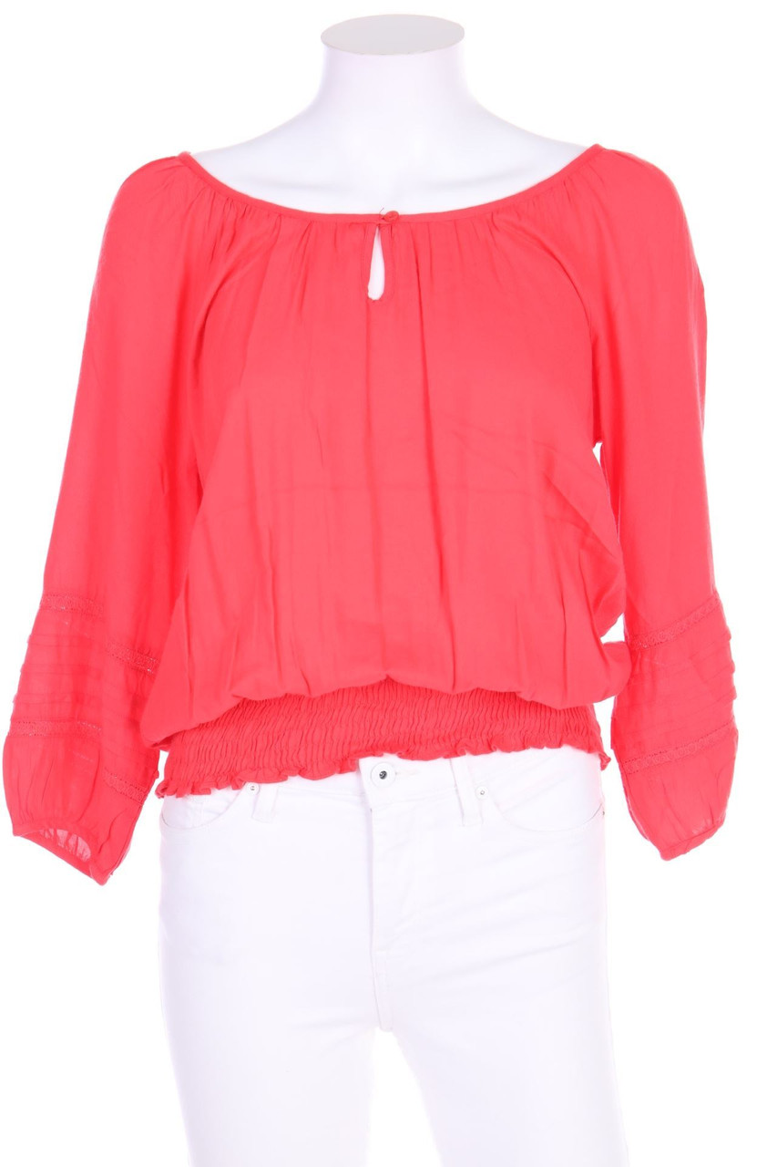 VERO MODA - Bluse mit Häkelspitze - XS