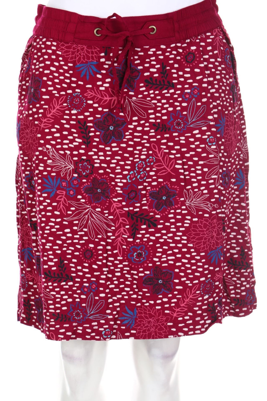 CECIL - Rock aus Viskose mit floralem Muster - S