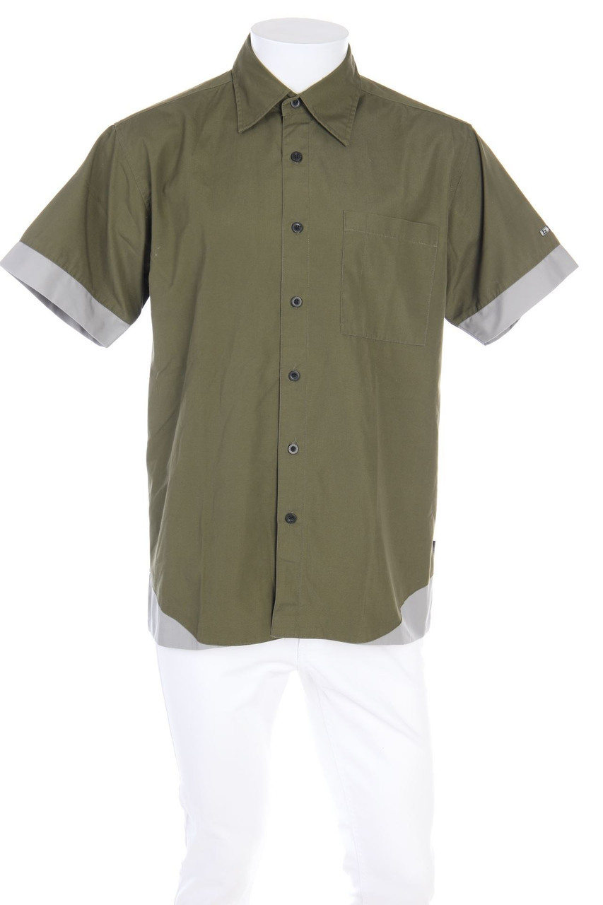 BLEND - Two Tone-Kurzarm-Hemd - M