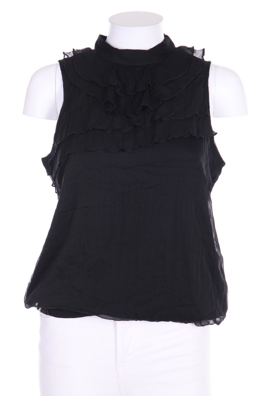 comma - Blusentop mit Volants - D 34