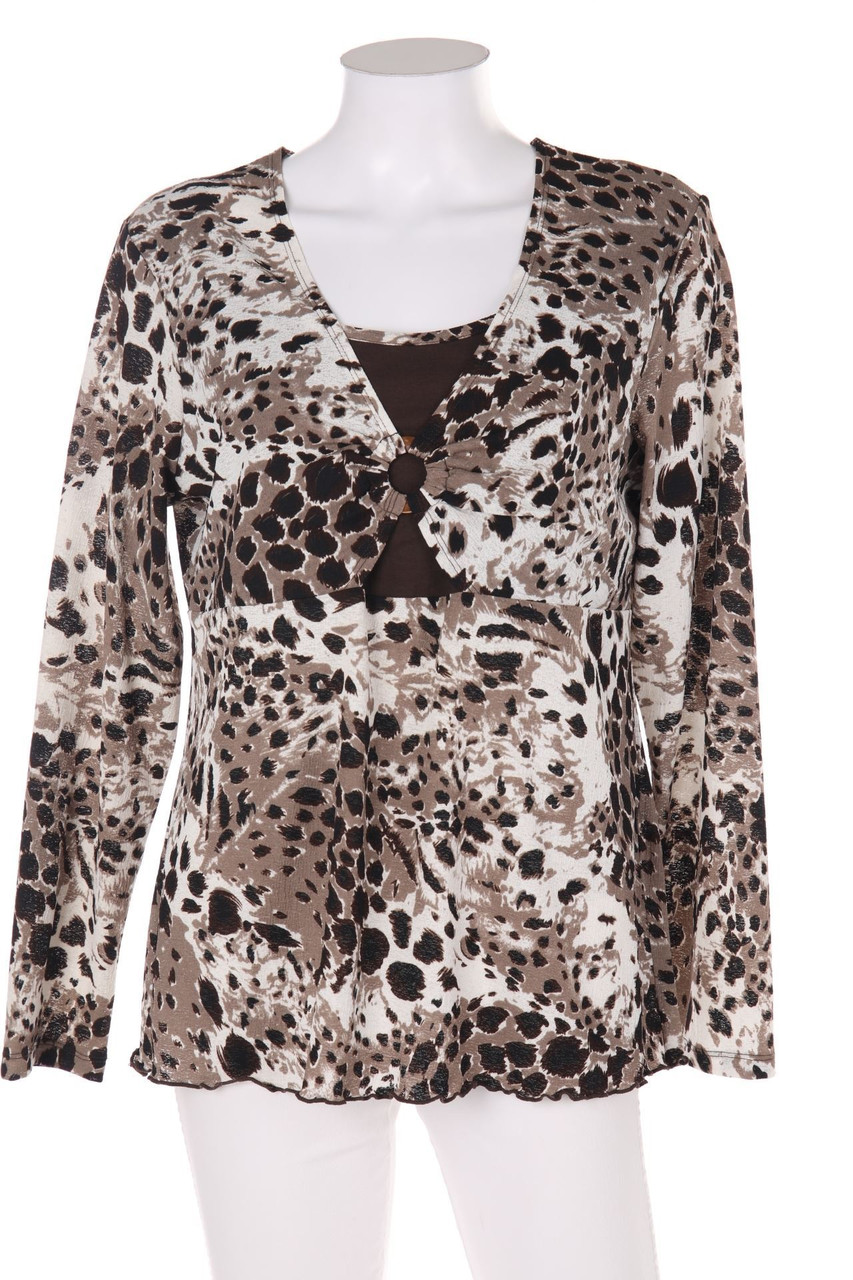 CANDA by C&A - Bluse im Layer Look mit Animal-Print - M