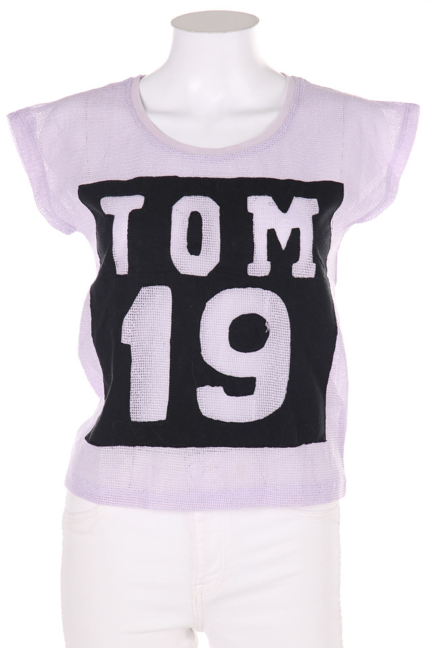 SECONDHAND - T-Shirt mit überschnittener Schulter - S