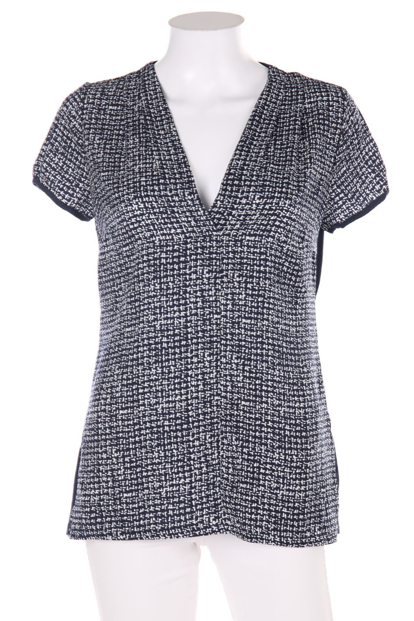 orsay - Kurzarm-Bluse aus Viskose-Mix mit Print - S