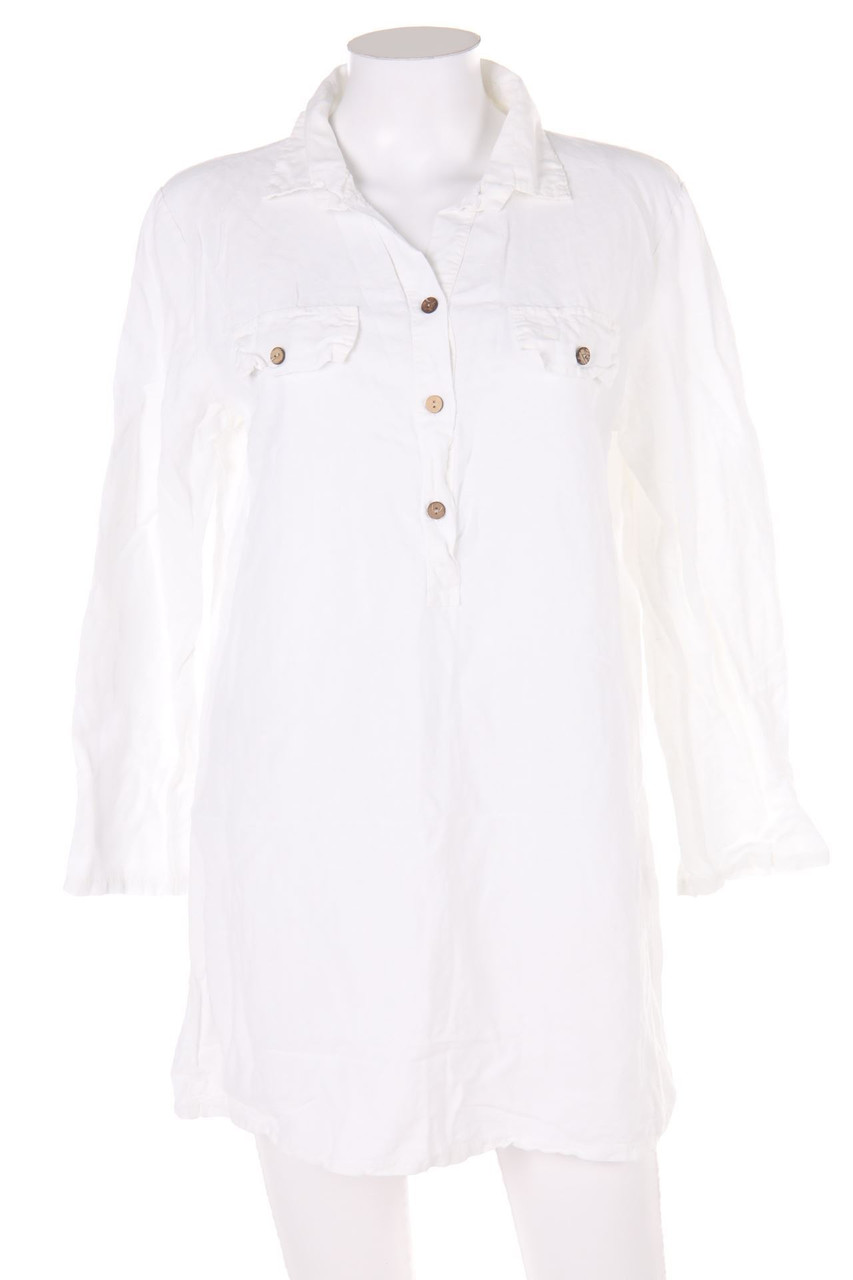 ASSUILI - Leinen-Tunika-Bluse - XL